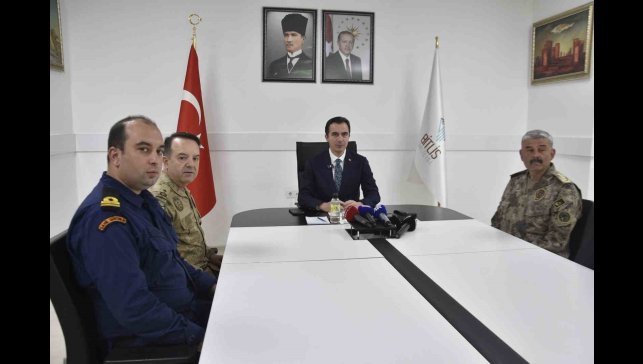 Bitlis Valisi Karakaya, 3 aylık asayiş olaylarını değerlendirdi