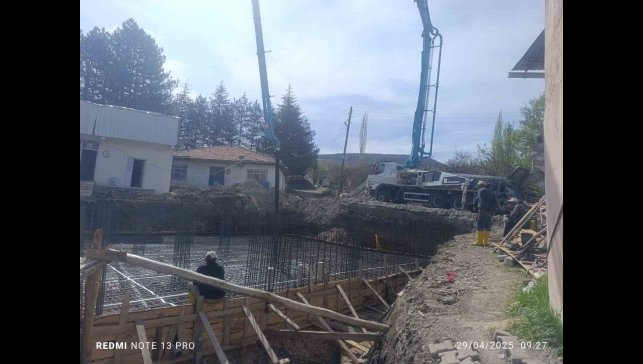 Kozluca Camii'nin temeli düzenlenen törenle atıldı
