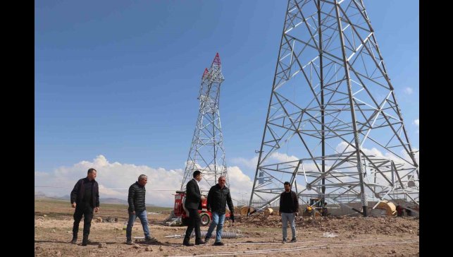 Kaymakam Karali'den trafo merkezine ziyaret