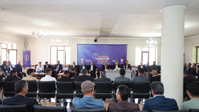 Güroymak Belediye Başkanı Mutlu, vatandaşlarla buluştu