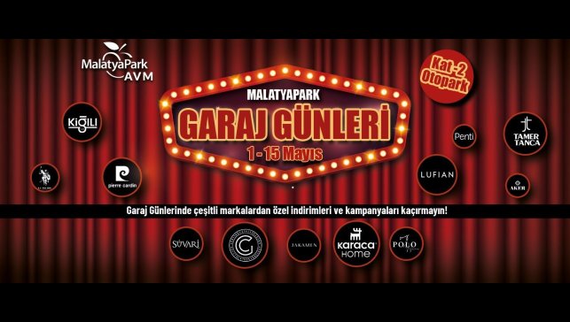 MalatyaPark AVM'de "Garaj Günleri" başlıyor