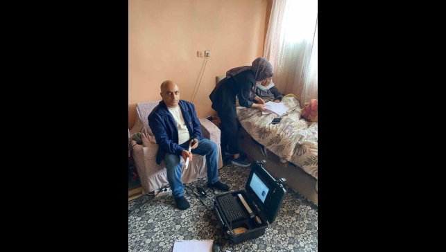 Doğubayazıt'ta 75 vatandaş yerinde kimlik hizmetiyle buluştu