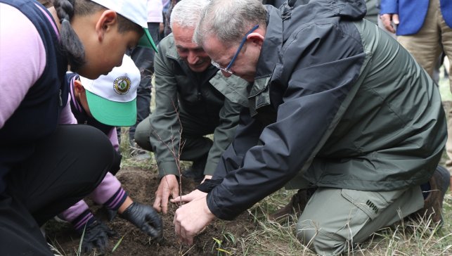 Kars'ta her ilçeye örnek meyve bahçesi kuruluyor
