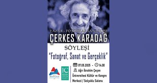 Fotoğraf Sanatçısı Çerkes Karadağ Ağrı’da Söyleşi Düzenleyecek