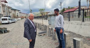 Eleşkirt’te Kaşesor Deresi Boyunca Kaldırım Çalışmaları Başladı