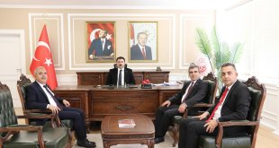 Milli Eğitim Bakanlığı müfettişlerinden Diyadin Kaymakamı Karali’ye ziyaret