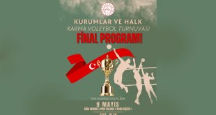 Ağrı’da Karma Voleybol Turnuvasında Final Heyecanı