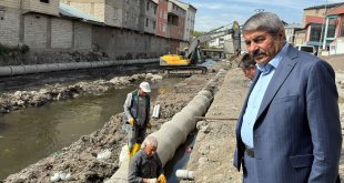 Patnos Deresi’nde Temizlik ve Islah Çalışmaları Başladı
