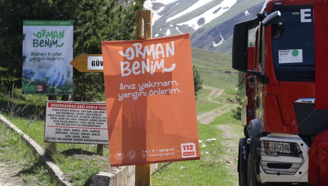 Doğu Anadolu'da 4 ilde "Orman Benim" kampanyası kapsamında etkinlik düzenlendi