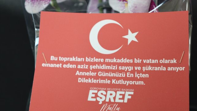 Güroymak Belediye Başkanı Mutlu, şehit annelerinin Anneler Günü'nü kutladı