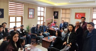 Ağrı Semerkant Mesleki ve Teknik Anadolu Lisesi öğrencilerinden AİÇÜ’ye ziyaret
