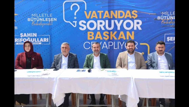 Elazığ Belediye Başkanı Şerifoğulları, vatandaşların sorularını cevapladı