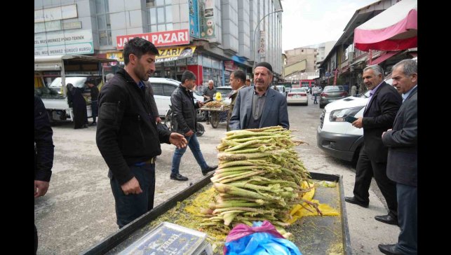 Muş'ta 'yayla muzu' tezgahlarda yerini aldı