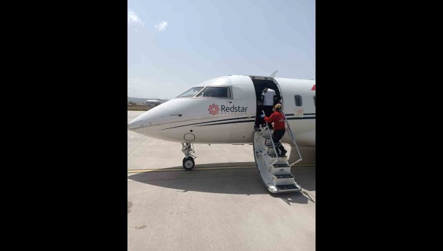 Kalp hastası bebek uçak ambulansla İstanbul'a sevk edildi
