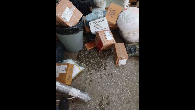 Ağrı PTT Kargo şubesinde su baskını: Önlem alınmadı, gönderiler zarar gördü