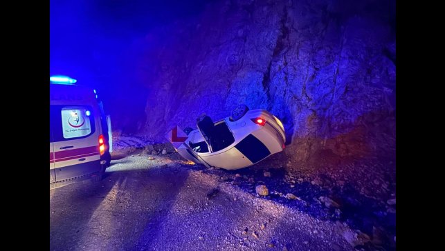 İliç'te trafik kazası: 2 yaralı