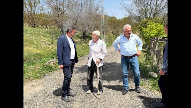 Başkan Ulutaş yol çalışmalarını inceledi