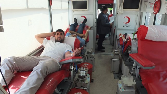 Keban'da kan bağışı kampanyası