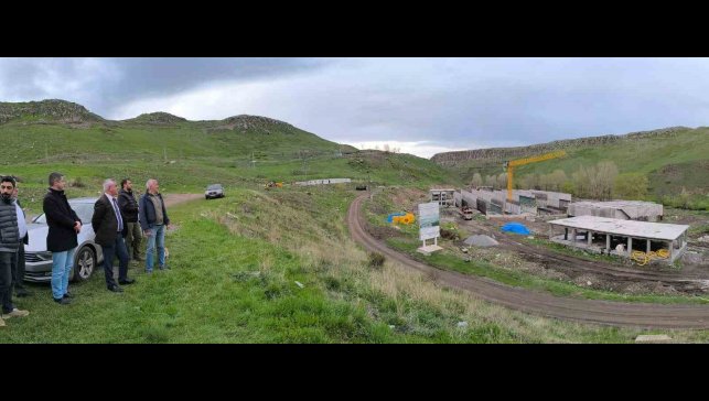 DSİ Kars Bölge Müdürü Kotan, Atıksı Arırtma Tesislerini inceledi