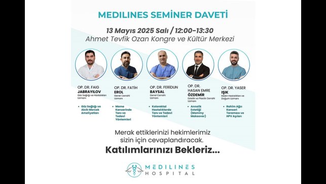 Medilines Hospital'dan Elazığ'da dev seminer