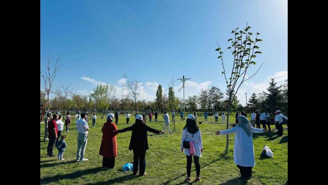 Van'da 'Sağlık için hareket et" yürüyüşü