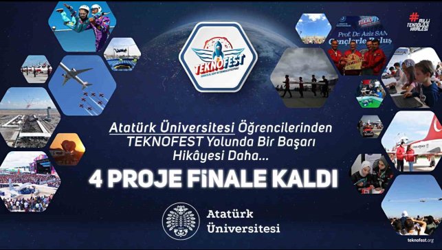 Atatürk Üniversitesi öğrencilerinden Teknofest yolunda bir başarı hikâyesi daha