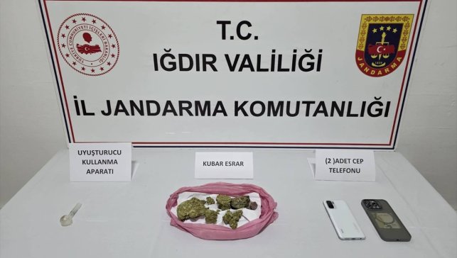Iğdır'daki uyuşturucu operasyonunda 2 şüpheli gözaltına alındı