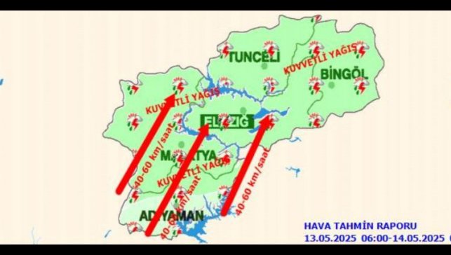 Meteorolojiden 5 il için 'kuvvetli yağış' uyarısı