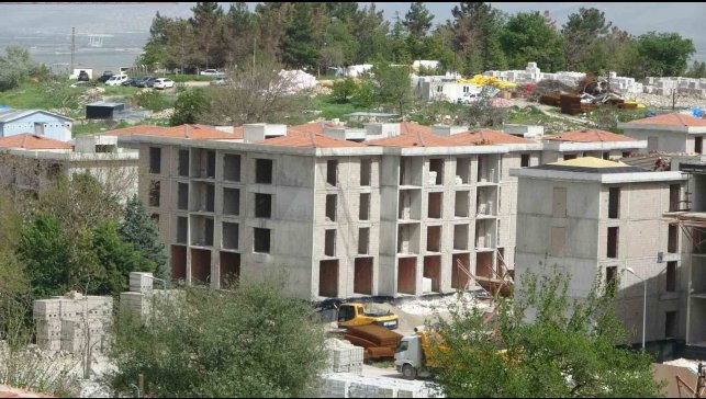 Malatya Akçadağ'da inşa çalışmaları rekor hızla sürüyor