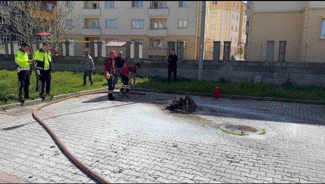 Patnos'ta Emniyet Müdürlüğü'nde yangın tatbikatı