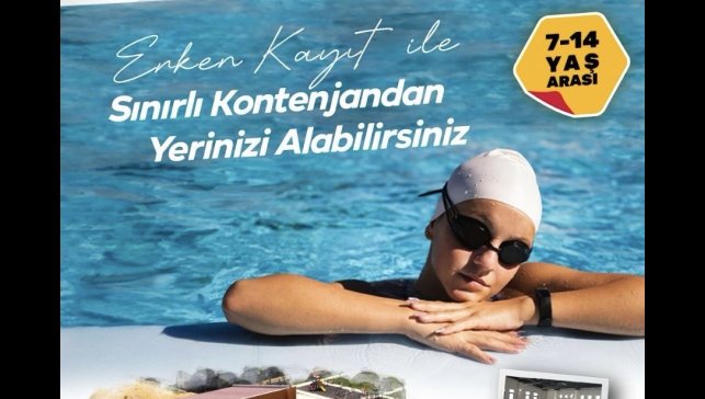 Battalgazi Belediyesi yüzme kulübünde yeni dönem kursları 1 Haziran'da başlıyor