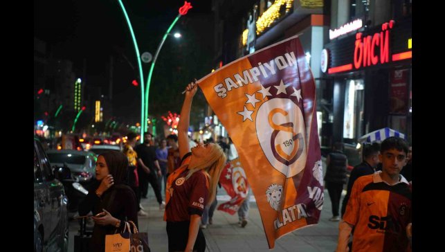 Galatasaray'ın şampiyonluğu Muş'ta coşkuyla kutlandı