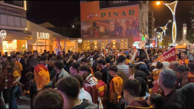 Tatvan'da Galatasaray şampiyonluğu coşkuyla kutlandı
