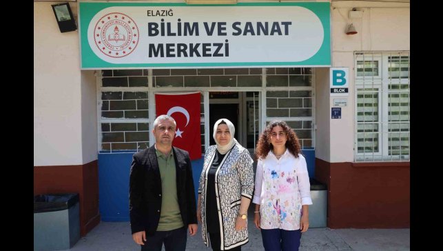 Elazığ Bilim ve Sanat Merkezi'nden 3'lü TUBİTAK zaferi