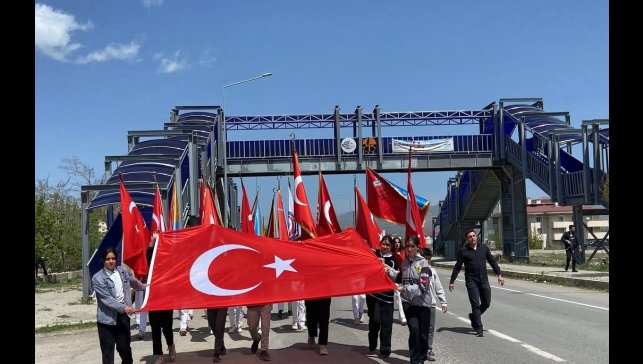 Diyadin'de 19 mayıs coşkuyla kutlandı