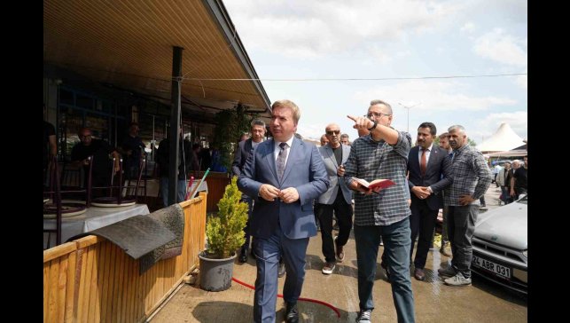 Buğday Meydanı'nda hasar tespit çalışmaları yapıldı