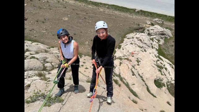 Van'da Türkiye Dağcılık Federasyonu onaylı dağcılık eğitimi verildi