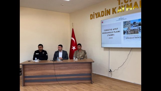 Diyadin'de afet hazırlığı masaya yatırıldı