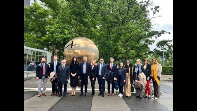 MHP Erzurum Milletvekili Kamil Aydın New York'ta temaslarına devam ediyor