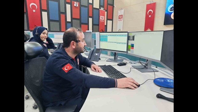 Kars'ta 112 Acil Çağrı Merkezi 2024 yılında 333 bin 778 çağrı aldı
