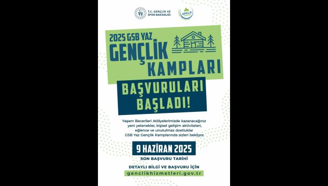 Elazığ'da Yaz Gençlik Kampı başvuruları sürüyor