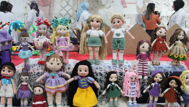 Bitlis'te kursiyerlerin hazırladığı ürünler sergilendi