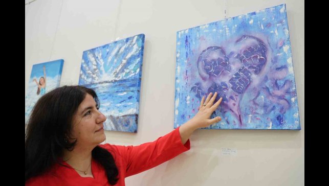 Biyopsiden sanata: Uzman doktordan ilham veren tablo