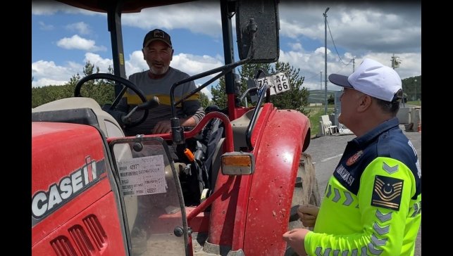 Jandarmadan "Bir Kural Bir Ömür" sloganıyla denetim