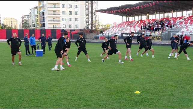 Vanspor, final maçı öncesi son provasını yaptı