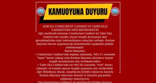 Ağrı’da Kurban Bayramı Alışverişi Öncesi Mini Referandumla Tezgâh Düzenlemesi
