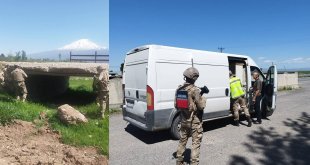 Ağrı’da Düzensiz Göçle Mücadeleye Yönelik Huzur ve Güven Uygulamasında 16 Göçmen Yakalandı