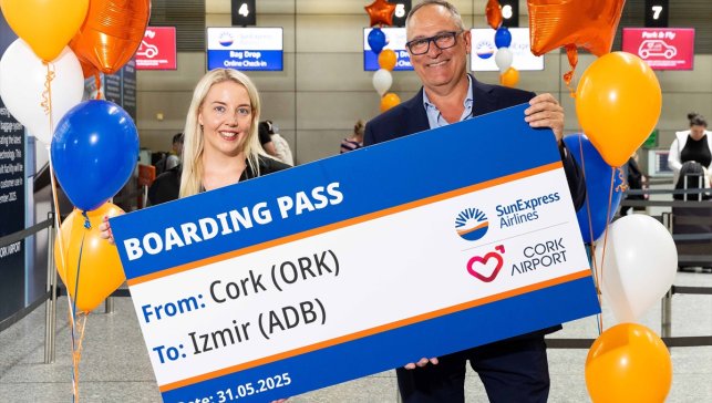 SunExpress uçuş ağına İrlanda'nın Cork şehrini ekledi