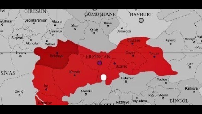 Erzincan'da 2.3 büyüklüğünde deprem