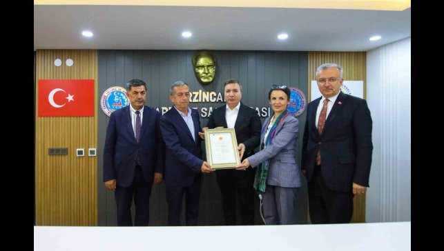 Avrupa Birliği tescili alan Erzincan Tulum Peyniri için belge teslim töreni düzenlendi